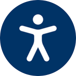 Het internationale symbool voor digitale toegankelijkheid