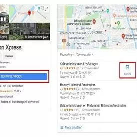 Google Mijn Bedrijf update: direct boeken in Google nu mogelijk bij steeds meer bedrijven