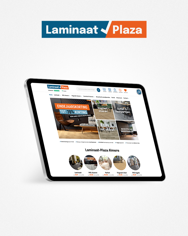 Laminaat plaza online marketing case